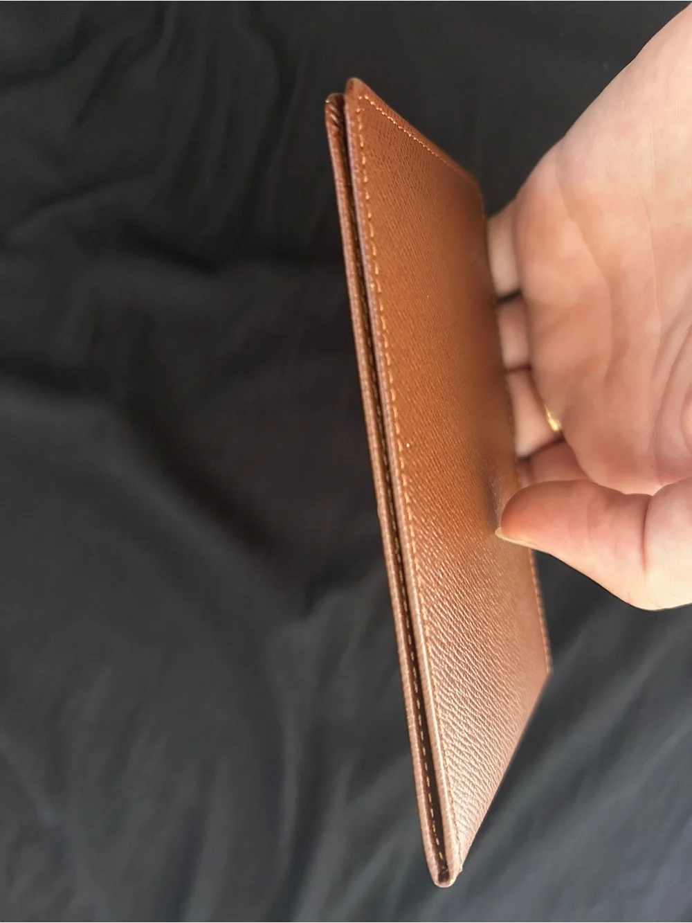 Men's Leather Folio in Brown